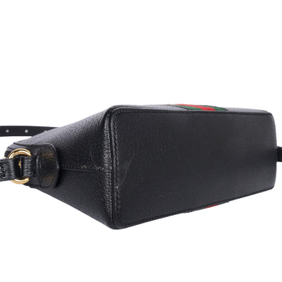 Ophidia Dome Shoulder Bag Leather