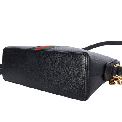 Ophidia Dome Shoulder Bag Leather
