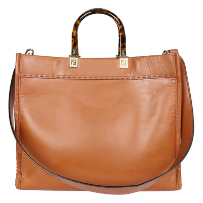 Vitello King Plexiglass Large Fendi Sunshine Shopper Tote