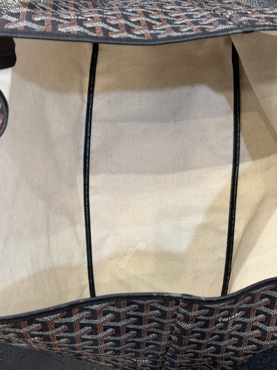 Goyardine St.Louis GM Shoulder Bag Tote Black