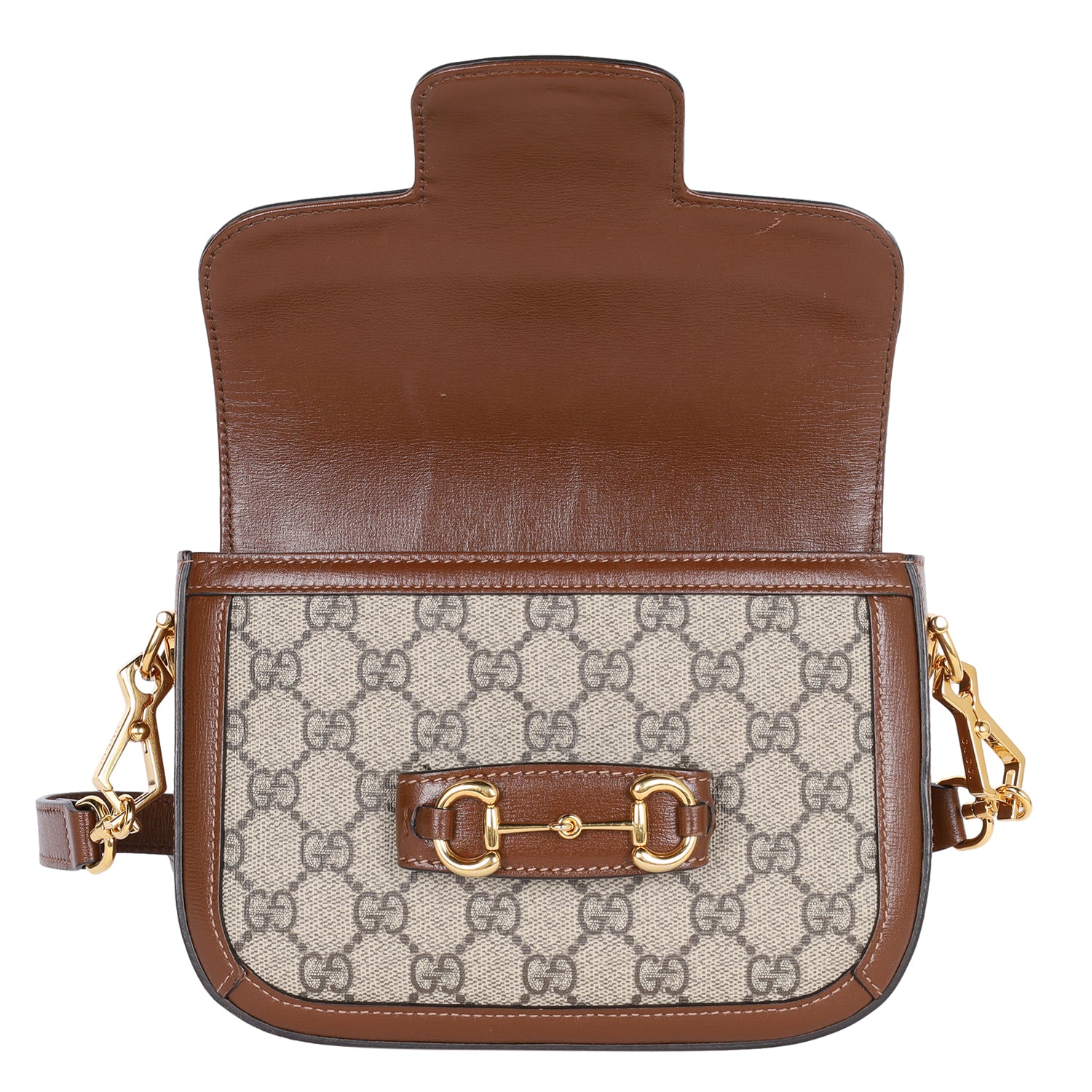 GUCCI Horsebit 1955 small shoulder bag in GG Supreme – The