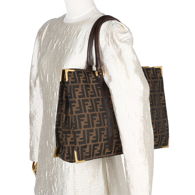 Zucca Leather Tote Bag