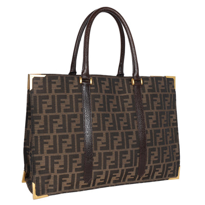 Zucca Leather Tote Bag