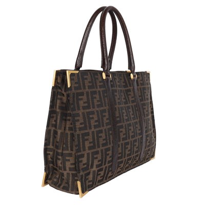 Zucca Leather Tote Bag