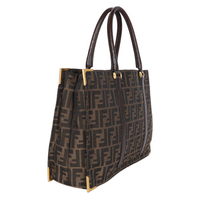 Zucca Leather Tote Bag