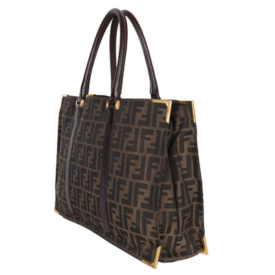 Zucca Leather Tote Bag