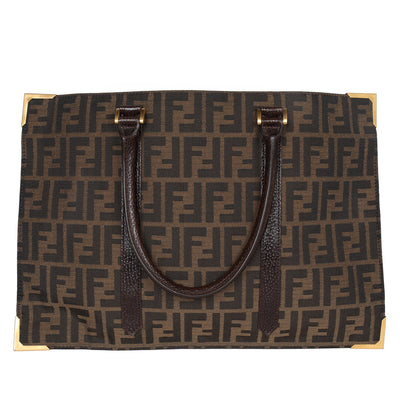 Zucca Leather Tote Bag
