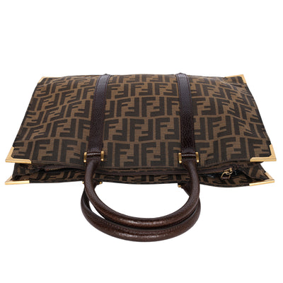 Zucca Leather Tote Bag