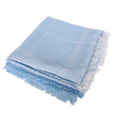 Wide Check Scarf