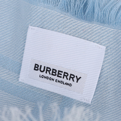Wide Check Scarf