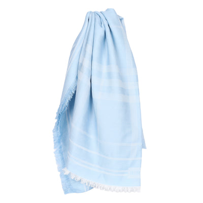 Wide Check Scarf