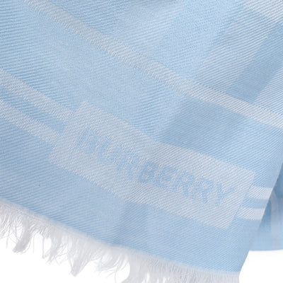 Wide Check Scarf