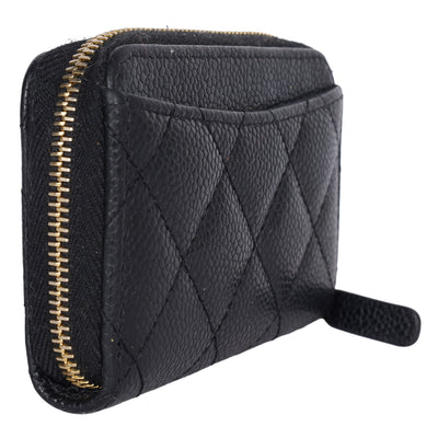 Classic Caviar Zip Coin Purse