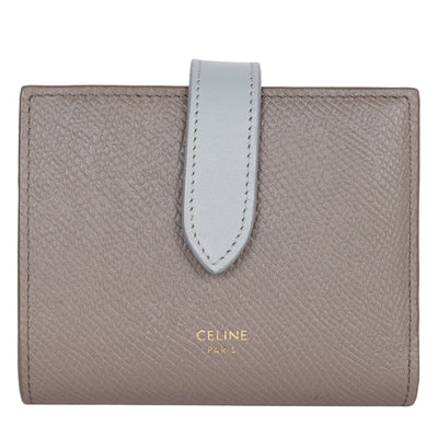 Grained Calfskin Medium Multifunction Strap Wallet