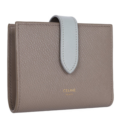 Grained Calfskin Medium Multifunction Strap Wallet