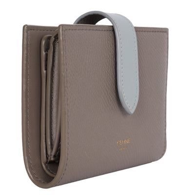 Grained Calfskin Medium Multifunction Strap Wallet