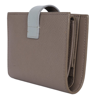 Grained Calfskin Medium Multifunction Strap Wallet