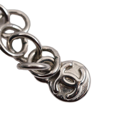 Rhinestone Silver Dangle Necklace (Authentic Pre-owned)