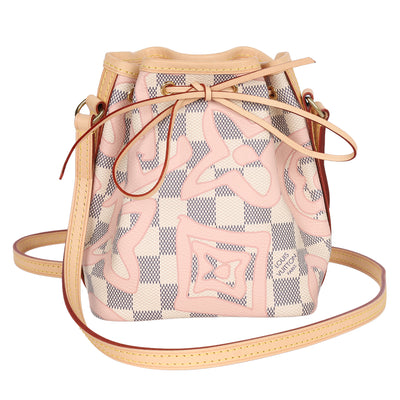 Damier Azur Tahitienne Nano Noe Rose Ballerine