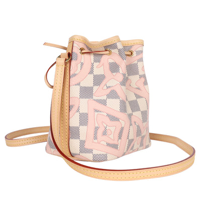 Damier Azur Tahitienne Nano Noe Rose Ballerine