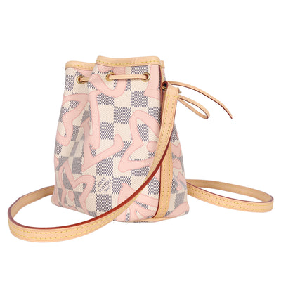 Damier Azur Tahitienne Nano Noe Rose Ballerine
