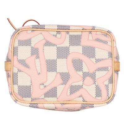 Damier Azur Tahitienne Nano Noe Rose Ballerine
