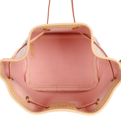 Damier Azur Tahitienne Nano Noe Rose Ballerine