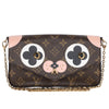 Monogram Canvas Valentine Dog Pochette Felicie Bag