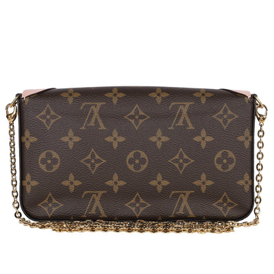 Monogram Canvas Valentine Dog Pochette Felicie Bag