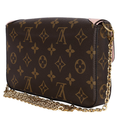 Monogram Canvas Valentine Dog Pochette Felicie Bag