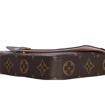Monogram Canvas Valentine Dog Pochette Felicie Bag