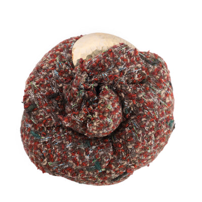 Tweed Camellia Pin Brooch