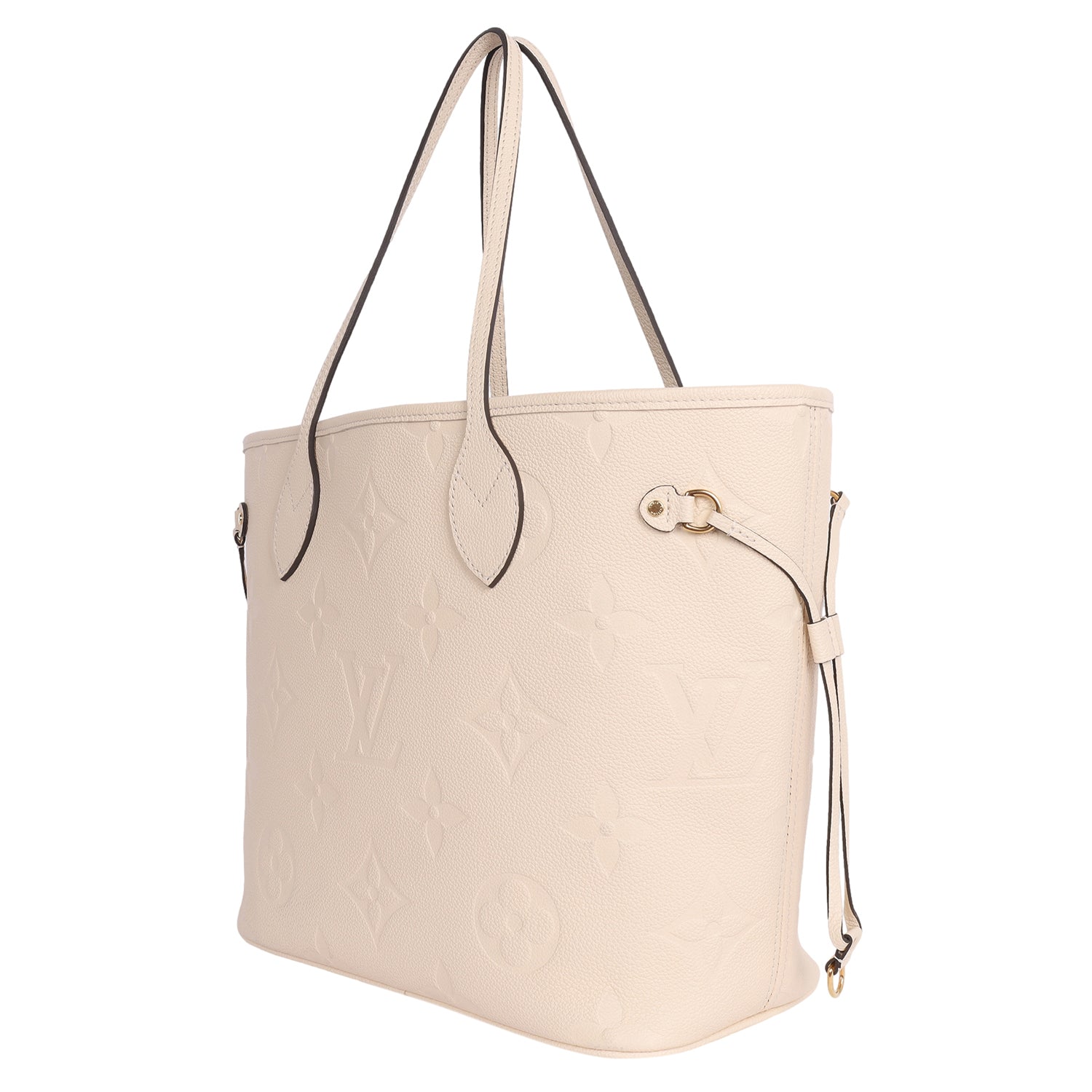 Louis Vuitton Neverfull Empreinte MM Cream in Leather with Gold-tone - US