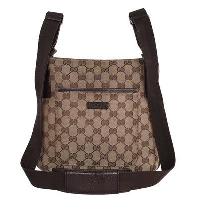 GG Monogram Flat Crossbody Bag