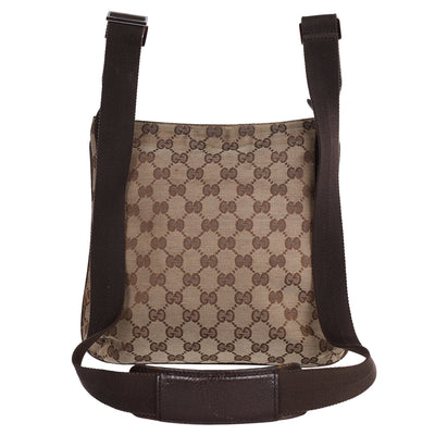 GG Monogram Flat Crossbody Bag
