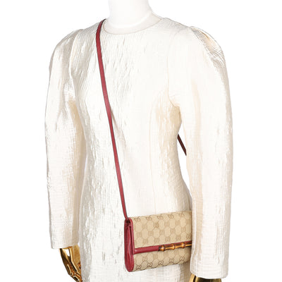 GG Canvas Bamboo Bar Crossbody Bag
