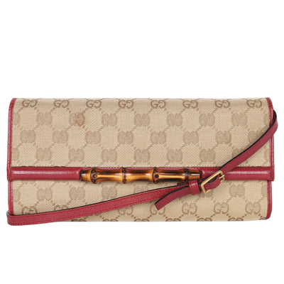 GG Canvas Bamboo Bar Crossbody Bag