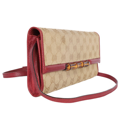 GG Canvas Bamboo Bar Crossbody Bag