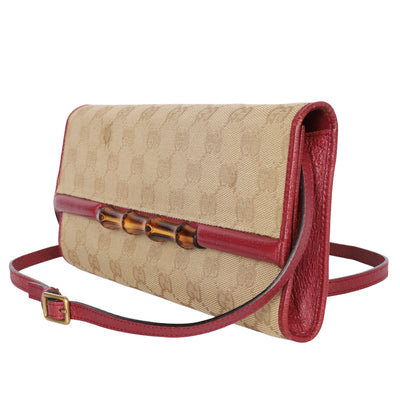 GG Canvas Bamboo Bar Crossbody Bag