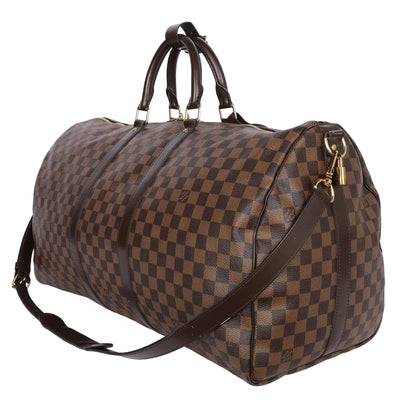 Damier Ebene Keepall Bandouliere 55