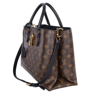 Monogram Flower Zipped Tote MM