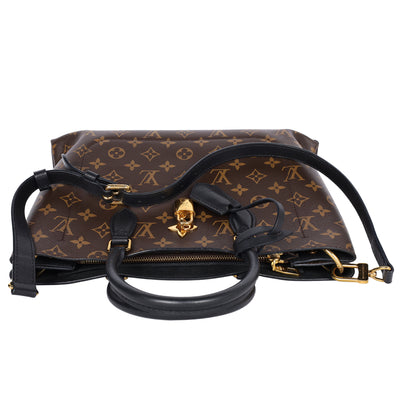 Monogram Flower Zipped Tote MM