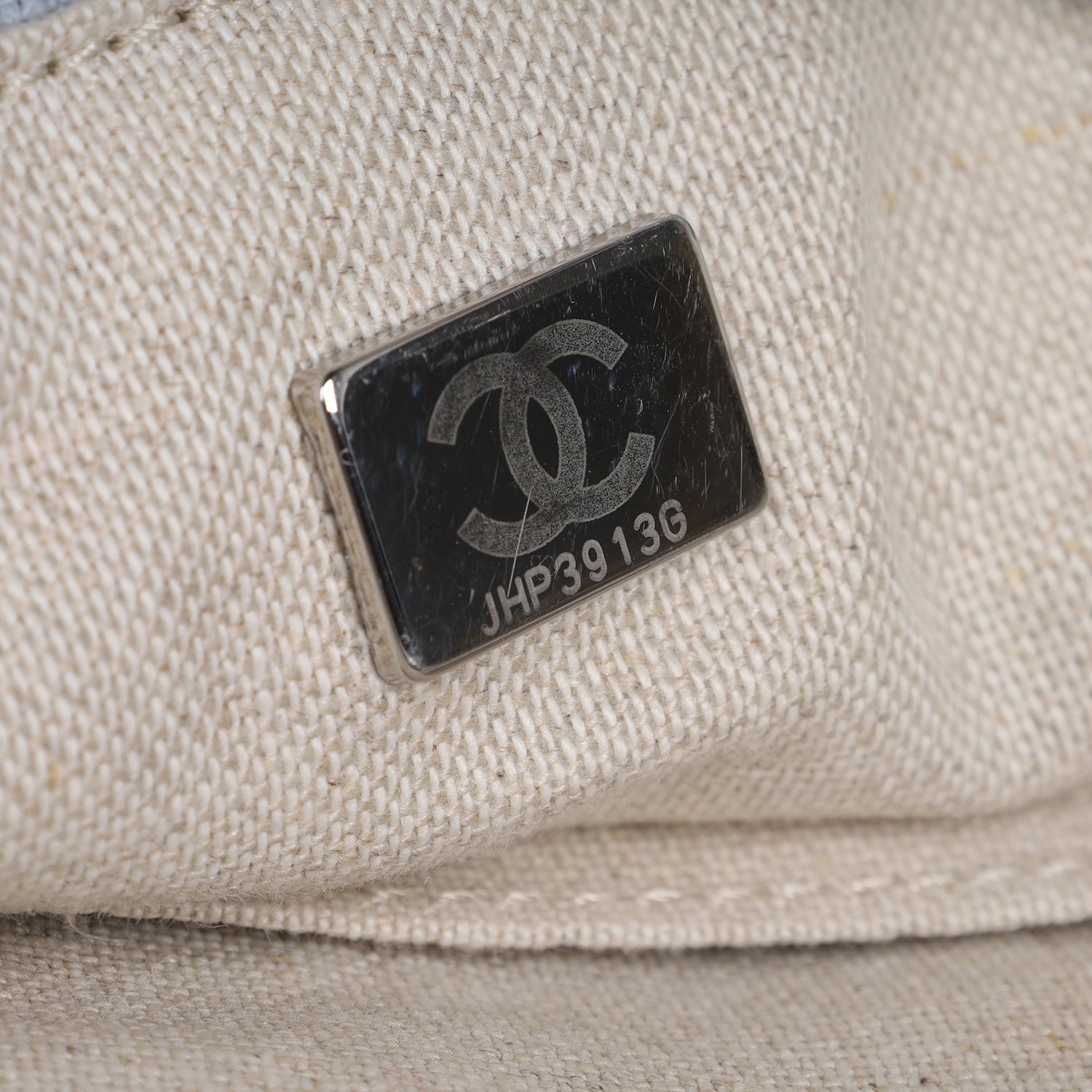 Chanel Womens CC Medium Deauville Tote Shoulder Handbag Beige