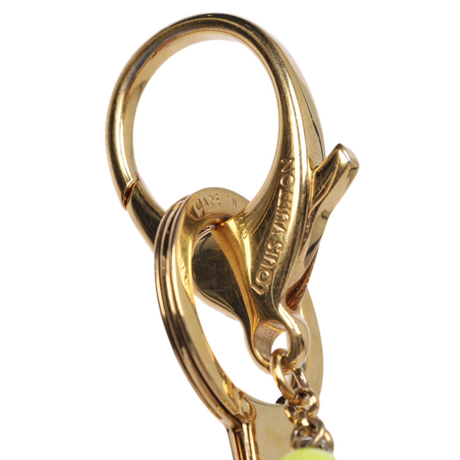 Repurposed Louis Vuitton Key Clasp Mixed Metals Bracelet