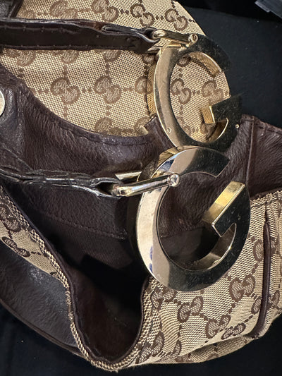 Charlotte Canvas Hobo Bag