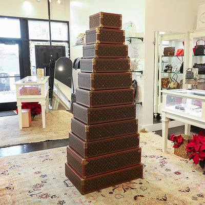 Monogram Alzer 11 Piece Stacking Hard Case Trunks