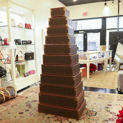 Monogram Alzer 11 Piece Stacking Hard Case Trunks