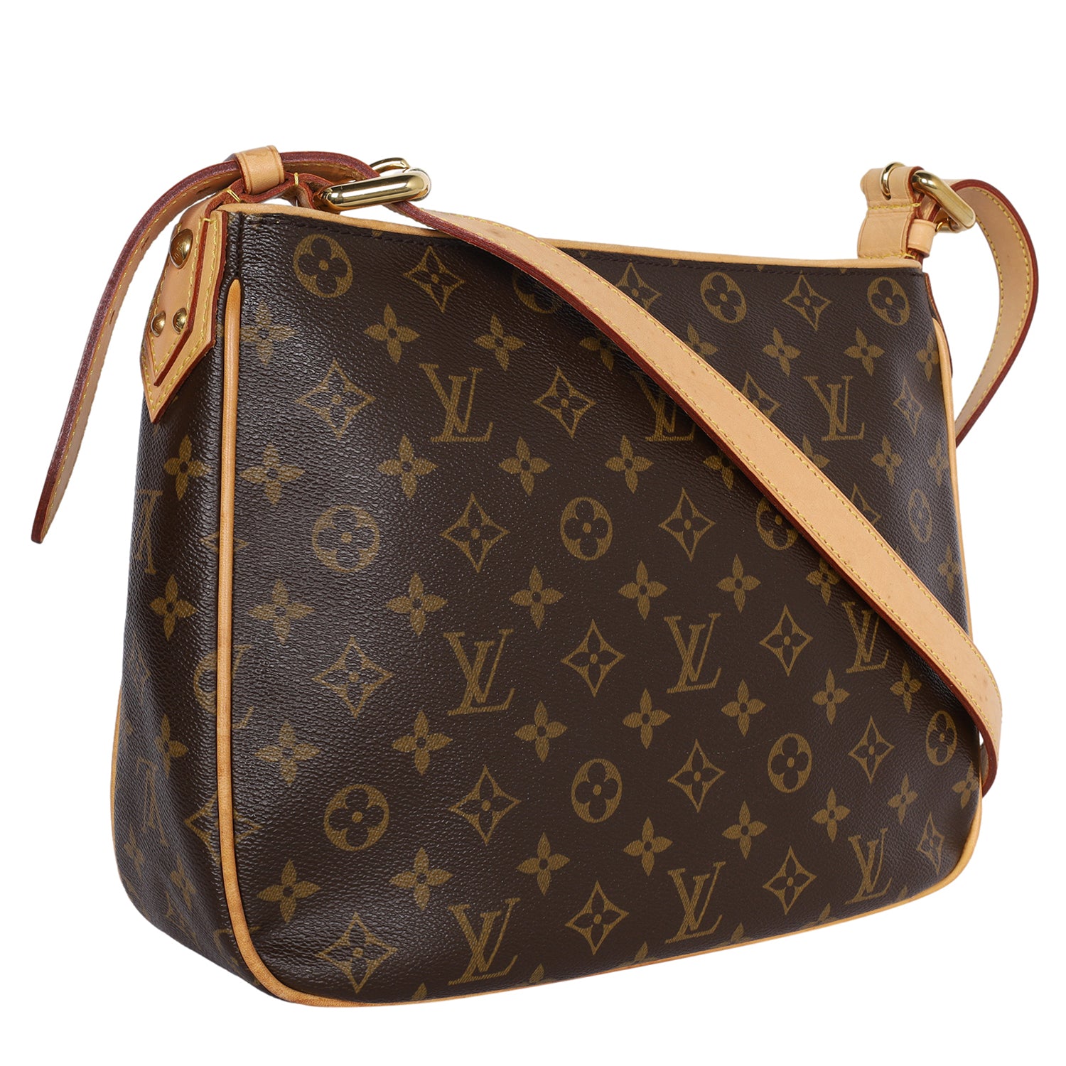 Buy Louis Vuitton Hudson Handbag Monogram Canvas GM Brown 2993606