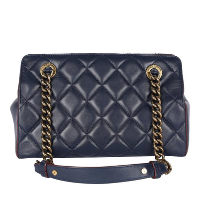 Leather Quilted Cambon Shoulder Bag