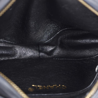 Lambskin Leather Camera Crossbody Bag